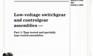 BS60439-1-1999 Switchgear and control assemblies